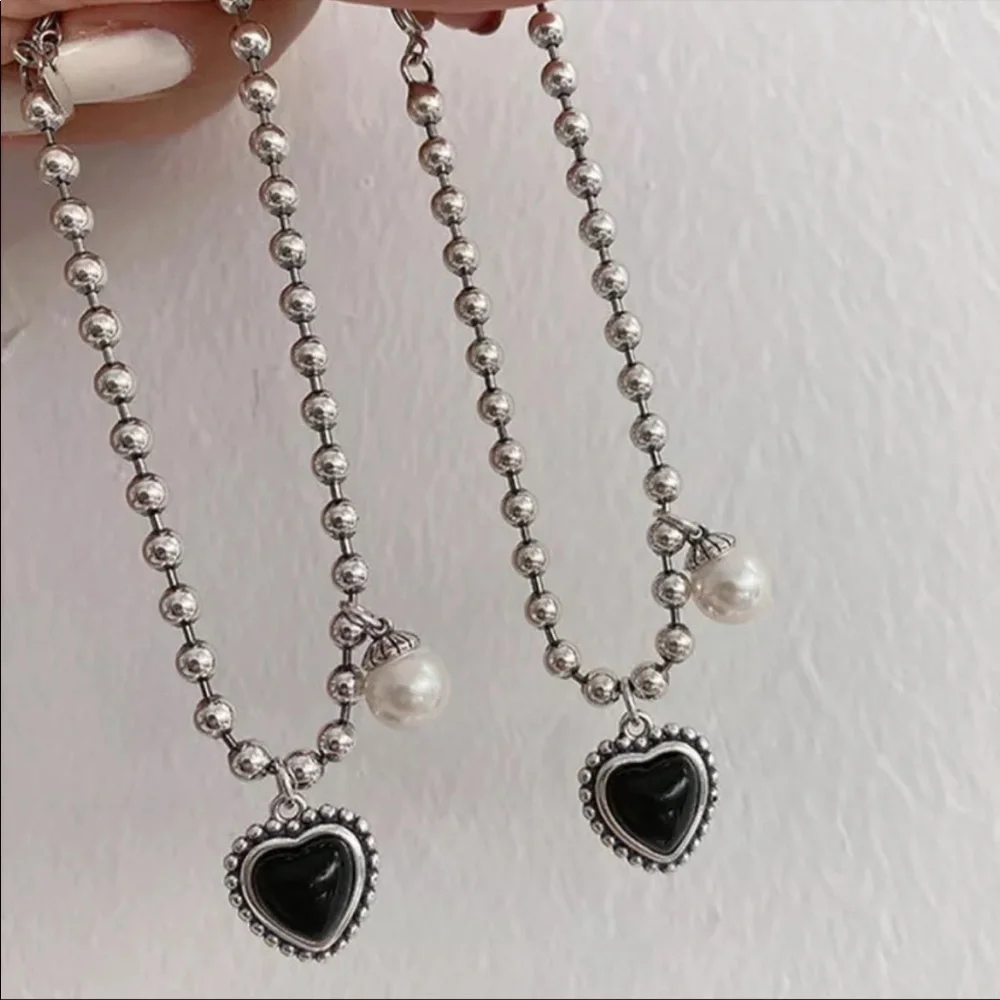 NEW HEART 925 STERLING SILVER PEARL BRACELET, NICE BRACELET, CUTE BRACELET - Picture 4 of 6